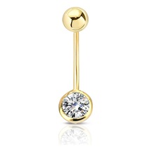 Lilarote Altın Göbek Piercing