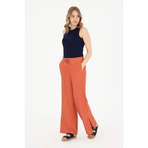 U.S. Polo Assn. Kadın Pudra Kanvas Pantolon 50281147-VR042