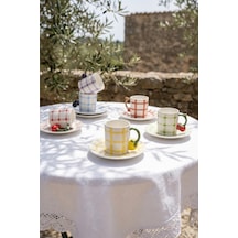 Fruit Garden 6 Kişilik Kahve Fincan Takımı - 90 Ml Renkli