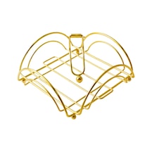 Homyl Dik Peçete Dispenseri Peçetelik Yemek Masası Altın Altın