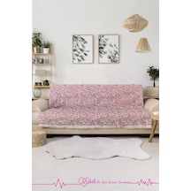 Klasik Pamuklu Koltuk Örtüsü 160x220 Cm Zebra Desen Koltuk Örtüsü Bordo