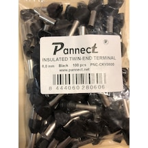 6,0 Mm Izoleli Çift Girişli Yüksük100 Adet