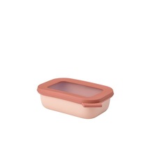 Mepal multi bowl cirqula rectangular saklama kabı 500 ml-nordic blush