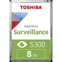 Toshiba S300 HDWT380UZSVA 8 TB 7200 RPM 256 MB 3.5" SATA 3 HDD