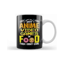 Anime Video Games Or Food Or I Don't Care Kupa Bardak Porselen No5866 Karışık