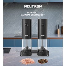 Neutron Ntl-pg-33d Elektrikli Çiftli Baharat Öğütücü