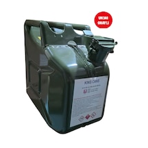 Kıngcans 10 Litre Metal Yakıt Bidonu