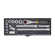 Proxxon 23078 1/4 Cırcır Kollu 32 Parçalı Lokma Ve Bits Takımı