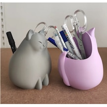 Kedi Masaüstü Kalemlik