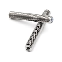 Koodmax 2 Adet 3d Yazıcı M6 Boğaz Ptfe Boru Paslanmaz Çelik Mk8 Besleme Tüpü Memesi Boğazı 40x6mm