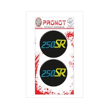 Damla Logo Sticker Cf Moto 250 Sr Kabartmalı 5x5cm 04 Nötr