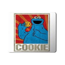 Cookie Monsters Kurabiye Canavarı Baskılı Mousepad Mouse Pad