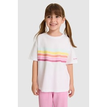 U.s. Polo Assn. Kız Çocuk Beyaz Tişört 50325698-vr013