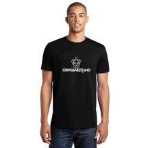 Orphaned Land Logo Amplem Baskılı Siyah Erkek Tshirt