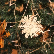 Yılbaşı Dekoru Sea Shell Yıldız 13 Cm