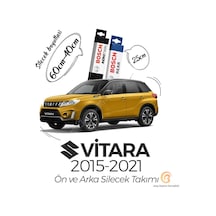 Suzuki Vitara Ön Arka Silecek Seti 2015-2021 Bosch Aerotwin