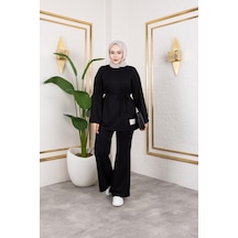 Mevsimlik Modal Kumaş Takım - T114 Siyah