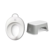 BabyBjörn Klozet Adaptörü & Safe Step Banyo Basamağı / Grey White