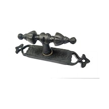 Antika Tarz Dekoratif Pirinç Burma Pencere Kolu - 152x32 Mm, Oksit Diğer
