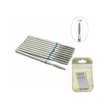 10pcstornado Alev Elmas Tırnak Matkap Ucu Manikür Kesiciler Döner Bur Matkap Aksesuarları Spiral Tırnak Değirmenleri Aracı Mo18lx-10pcs