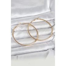 Mey İthalat 316l Çelik Gold Renk 60 Mm Halka Kadın Küpe - Özel Seri Meyeb69945d5a1679b47ce905a7b7 Altın