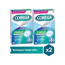 Corega Cleanser Bio Protez Temizleme Tableti 2 x 30'lu