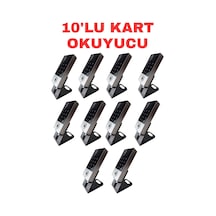 Sr-214 Lcd Em-w Ip68 Parmak İzi Kart Şifre Okuyucu Lcd Ekranlı Metal Kasa 125 Khz 10 Adet