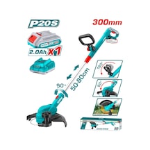 Total TGTLI203285 Akülü Tırpan Kenar Kesme Makinesi