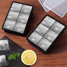 Buz Kalıbı 5x5cm Kapaksız Kahverengi