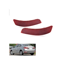 Enva Toyota Corolla Uyumlu Sağ + Sol Arka Tampon Reflektörü Takim 2014-2017
