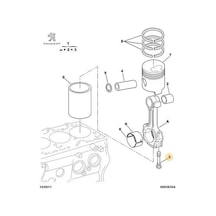 Piston Kol Saplamasi S-28 Peugeot Cıtroen, Peugeot 0607.55