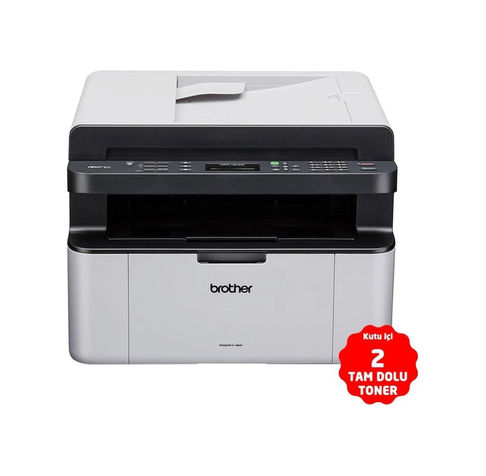 Mfc-1911w-2t Mono Laser Yazıcı, Tarayıcı, Fotokopi, Fax, Wi-fi 2 Tam Dolu Toner -113496