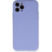 Ilkeshop Newface Apple iPhone Uyumlu 11 Pro Kılıf Nano İçi Kadife Silikon- Lila
