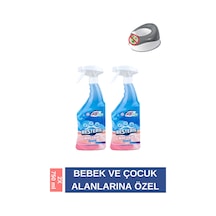 Resteril Doğal Alkolsüz Bebek Dezenfektan Su Bazlı Çocuk Alanı Spreyi 2 x 750 ML
