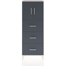 Hyperion Dolap 2 Raflı 3 Çekmeceli 2 Kapaklı 60x44x163 Aytaşı... Aytaşı