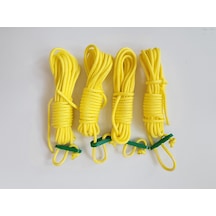 Rainbow 4 Metre x 4 Adet - Gergi Aparatlı İp Sarı