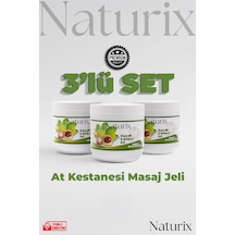 Naturix At Kestanesi Balsamı Masaj Jeli 3'lü Eko Paket - 500 Ml