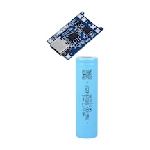 1 Adet Aspilsan Li-ion Ve Tp4056 Type-c Korumalı 18650 Pil Şarj Devresi