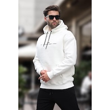 Madmext Ekru Kapüşonlu Nakış Detaylı Cepli Erkek Sweatshirt 7066-ekru Ekru Madmext Ekru Kapüşonlu Nakış Detaylı Cepli Erkek Sweatshirt 7066-ekru Ekru