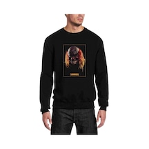 Slipknot Hammer Rock Metal Müzik Baskılı Siyah Erkek Örme Sweat (528945249)