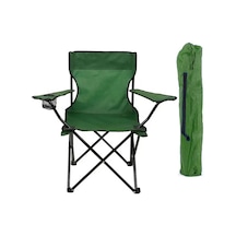Taşınabilir Katlanabilir Bardaklıklı Kamp Plaj Sandalyesi 44dex34