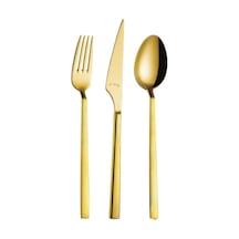 Aryıldız Vogue Gold Pvd 24 Parça Çatal Kaşık Bıçak Takımı Altın