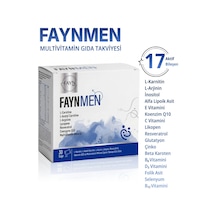 FAYNMEN L-Karnitin, L-Arjinin, Koenzim Q10 ve Multivitamin 30 Saşe Takviye Edici Gıda