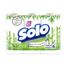 Solo Organik Bambu Katkılı Kağıt Havlu 6 Lı
