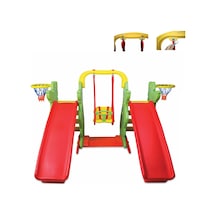 King Kids Kaydıraklı Salıncak Set C