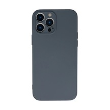 Apple Apple Uyumlu iPhone 13 Pro Kılıf Nano İçi Kadife Silikon - Gri 0.2M-Çok Renkli