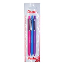 Pentel 0.7 Mm Yağ Bazlı Mekanizmalı Roller Kalem - İzee Pem-mav-mor