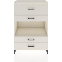 Hyperion Dolap Tek Raflı 4 Çekmeceli 88x44x134 Aytaşı-aytaşı Aytaşı