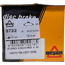 Beşer 3722 Ön Fren Balatası Ford Escort
