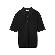 Calvin Klein Ss Cotton Waffle Pol, Ub1 Siyah Erkek Polo